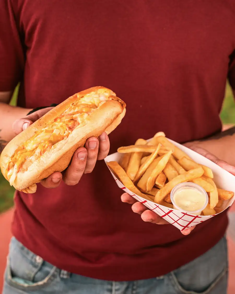 Hot dog Marusha's con papas